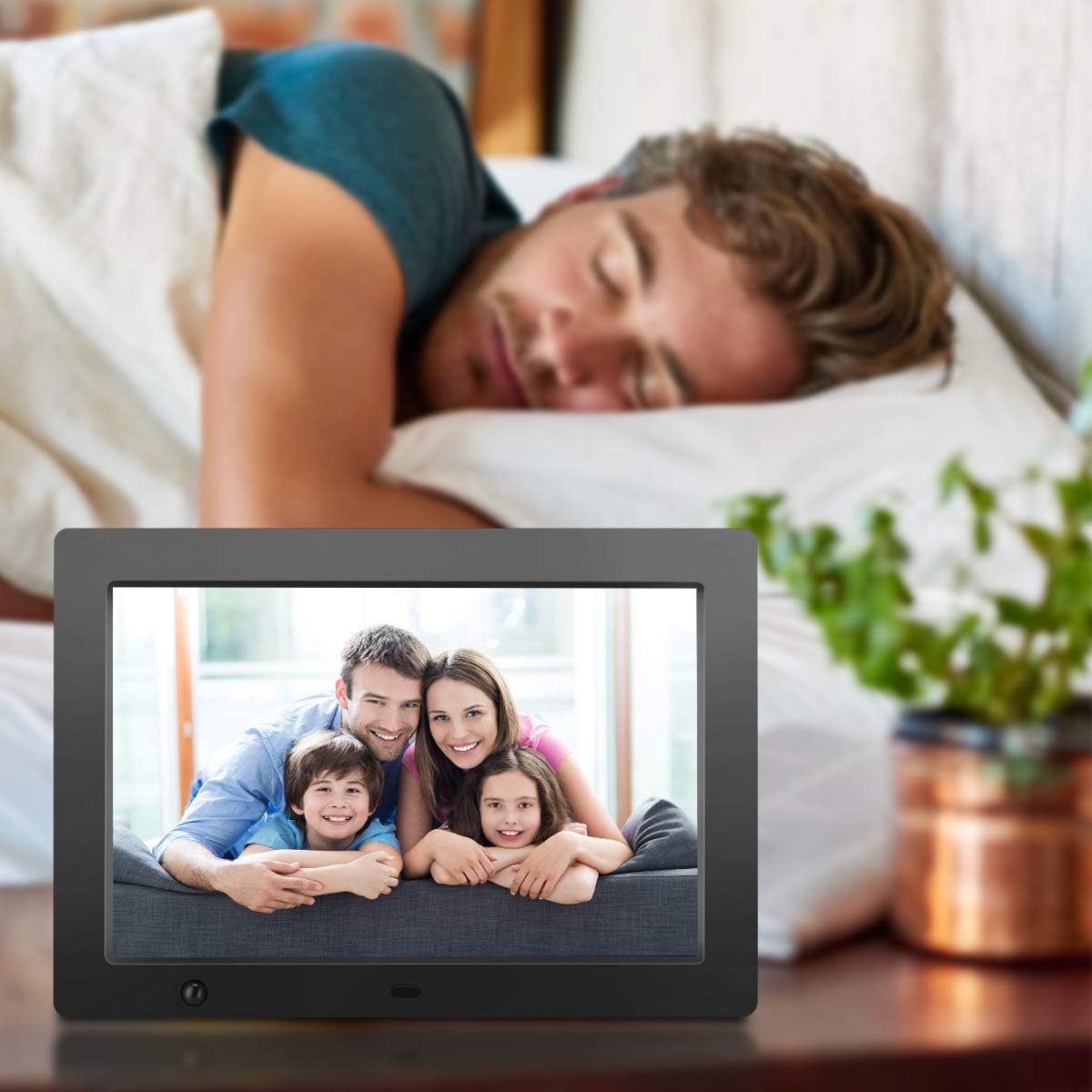 Digital Frame for Photos 10 inch with Slideshow Digital Picture Frame with HD IPS Display Picture Frame with Motion Sensor/Video/Background