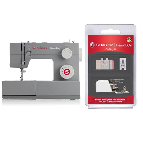 SINGER Heavy Duty 4411 High Speed Sewing Machine with Accessory Kit | Strong Motor With Enhanced Piercing Power, 69 Stitch Applications