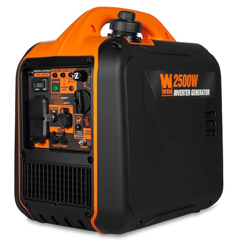 WEN 2800-Watt Dual Fuel Inverter Generator, Quiet, Portable, and Lightweight with Fuel Shut Off and CO Watchdog (DF280iX)