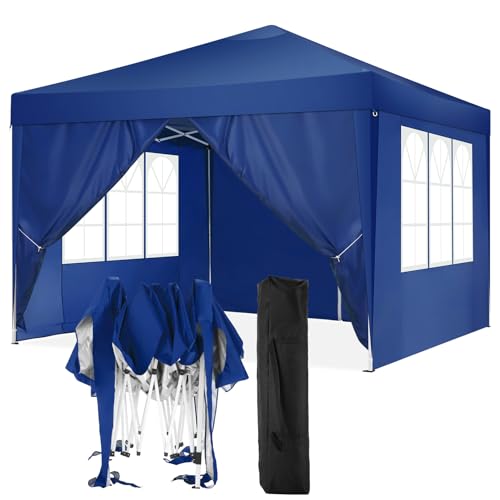 COBIZI Canopy 10x20 Pop Up Canopy Tent with 6 Sidewalls Party Tents for Parties Weddings Backyard Waterproof Canopy Outdoor Commercial Canopy Event