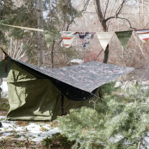 Haven Tents Lay Flat Hammock Tent - Waterproof Tent & Camping Hammock with Mosquito Net - Includes Insulated Pad and Rainfly - Haven Tent, Haven XL