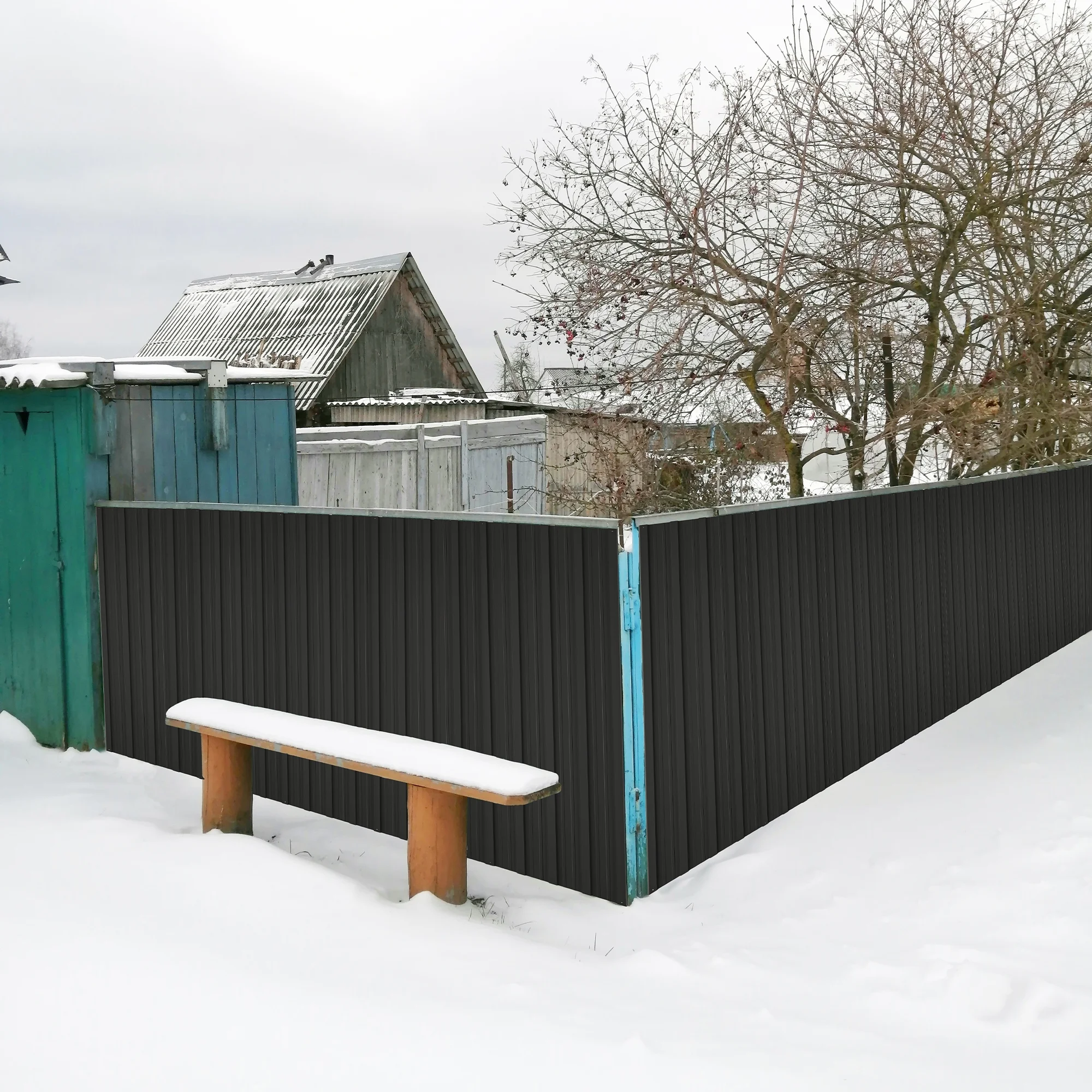 20 Pcs Galvanized Metal Roof Panels Hardware Roofing Sheets, Black - Radiant Selections