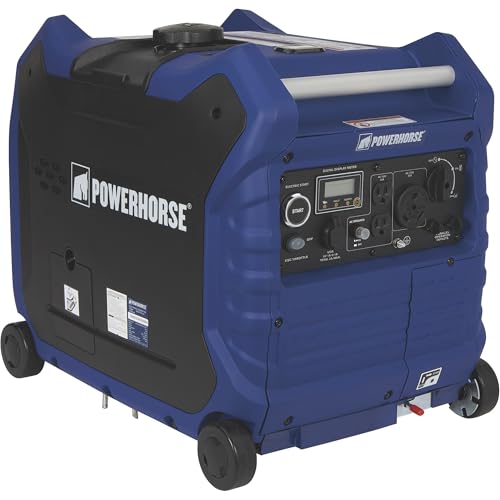 Powerhorse Inverter Generator - 4500 Surge Watts, 3500 Rated Watts, Electric Start, EPA and CARB Compliant, Model# LC4500i