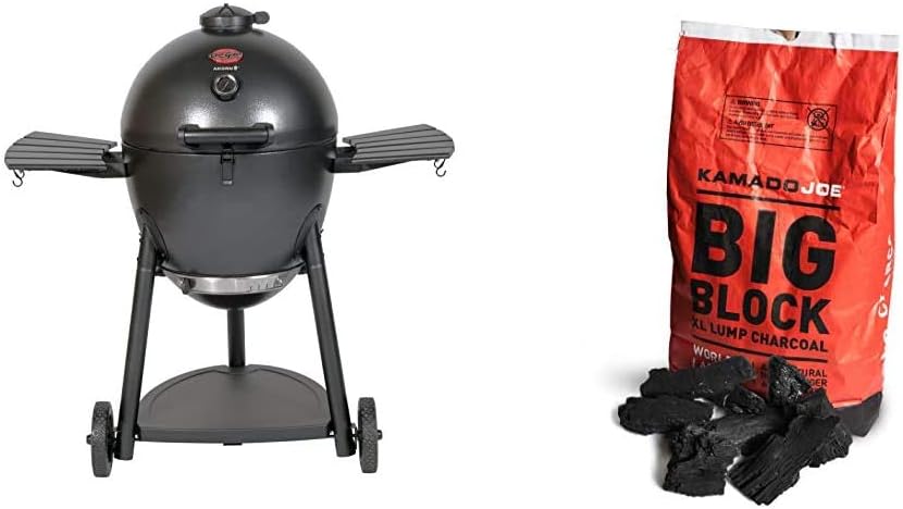 Char-Griller E16620 Akorn Kamado Charcoal Grill, Graphite