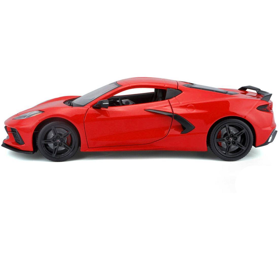 2020 Chevrolet Corvette Stingray C8 Red 1/18 Diecast Model Car by Maisto