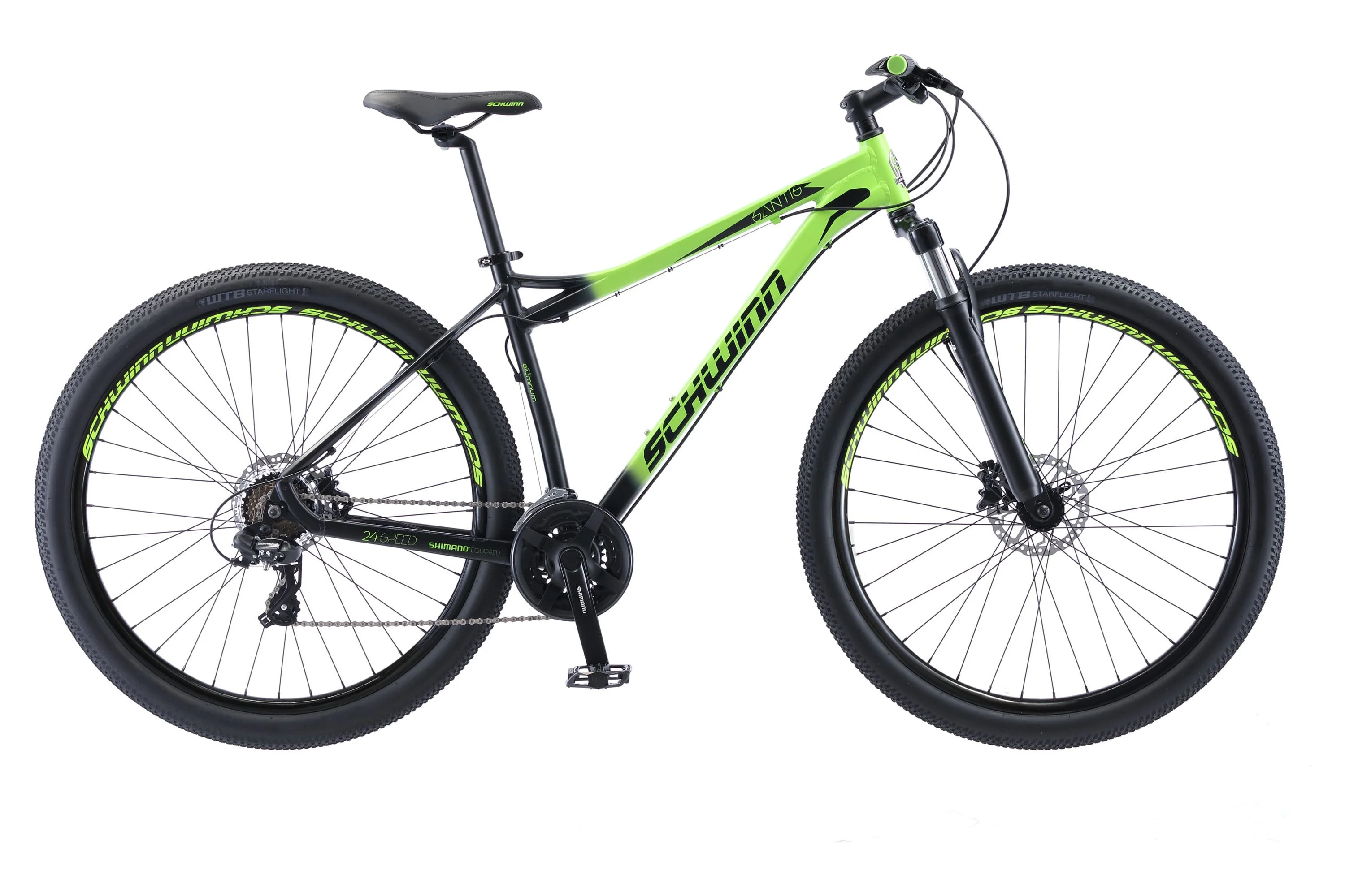 Schwinn Santis Mountain Bike, 24-speed, 29 inch wheels, grey - Radiant Selections