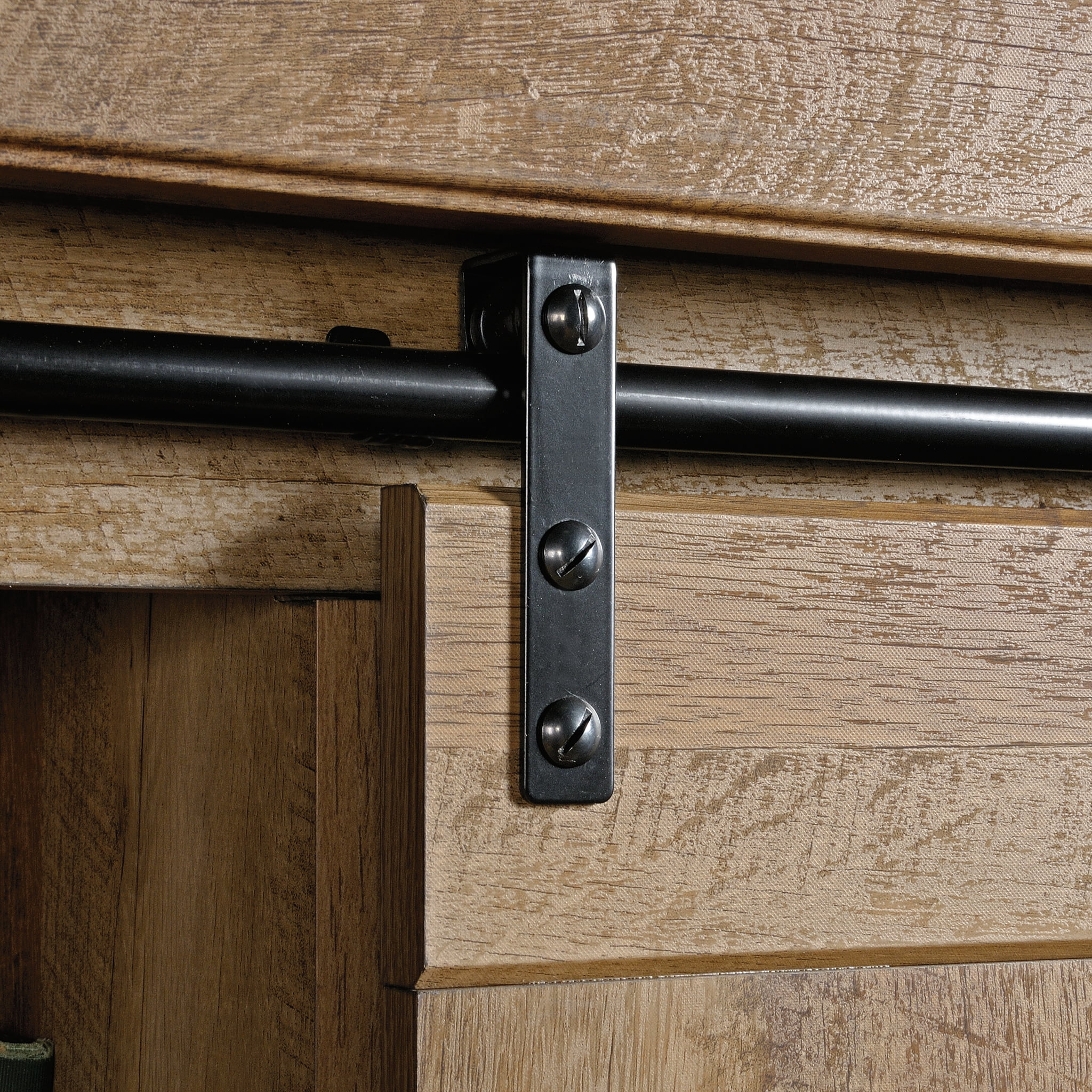 Sauder Adept Storage Cabinet, Craftsman Oak Finish