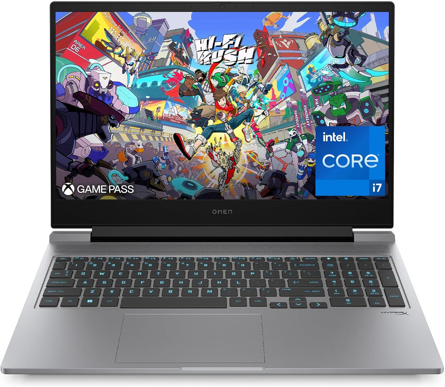 HP OMEN 16 inch Laptop, FHD 144Hz Display, Intel Core i7-14700HX, 16 GB RAM, 512 GB SSD, NVIDIA GeForce RTX 4060 GPU (8 GB Dedicated)
