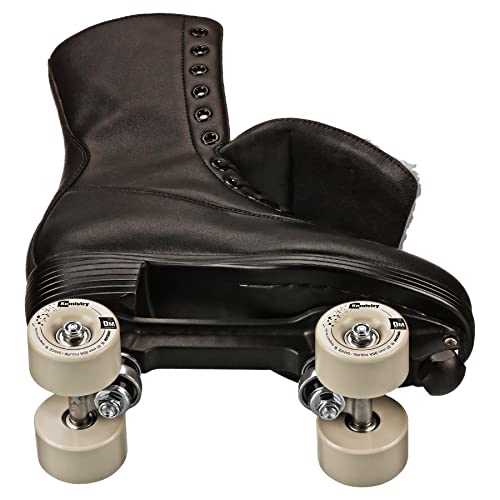 Roller Derby Elite Omni Artistic Rhythm Hightop Roller Skates Black Size M08/W09 - Sports Supplies Online Store