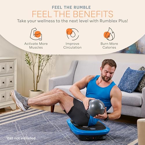 Lifepro Vibration Plate Machines – Full Body Workout, Recovery & Lymphatic Drainage with 4D Motion, Silent Operation, Joint Support