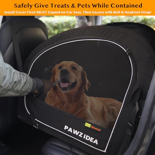 PAWZIDEA Dog Stroller for Large Dogs, Pet Stroller with Detachable Carrier for Portable Dog Crate for Car Seat, Foldable Dogs Jogger Strollers