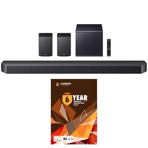 Samsung HW-S61D 5.0 Ch All-in-one Wireless Dolby Atmos Soundbar with 2 Year Amber Protection Plan (2024)
