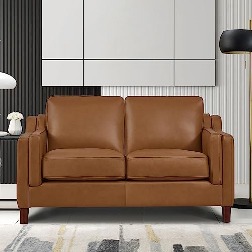 Hydeline Bella Top Grain Leather Chair, Cognac