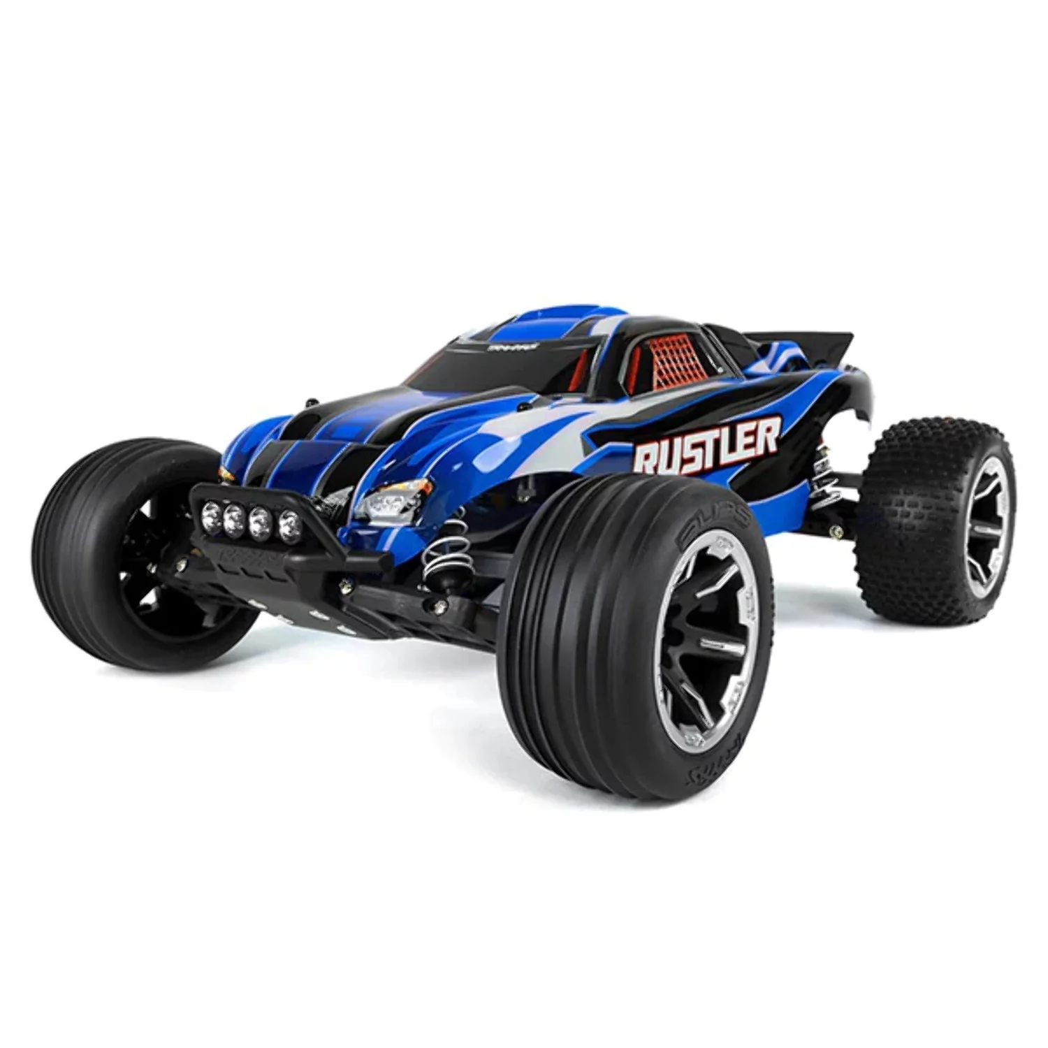 Traxxas Rustler 1/10 RTR Stadium Truck w/LED Lights, TQ 2.4GHz Radio, Battery DC Charger - Radiant Selections