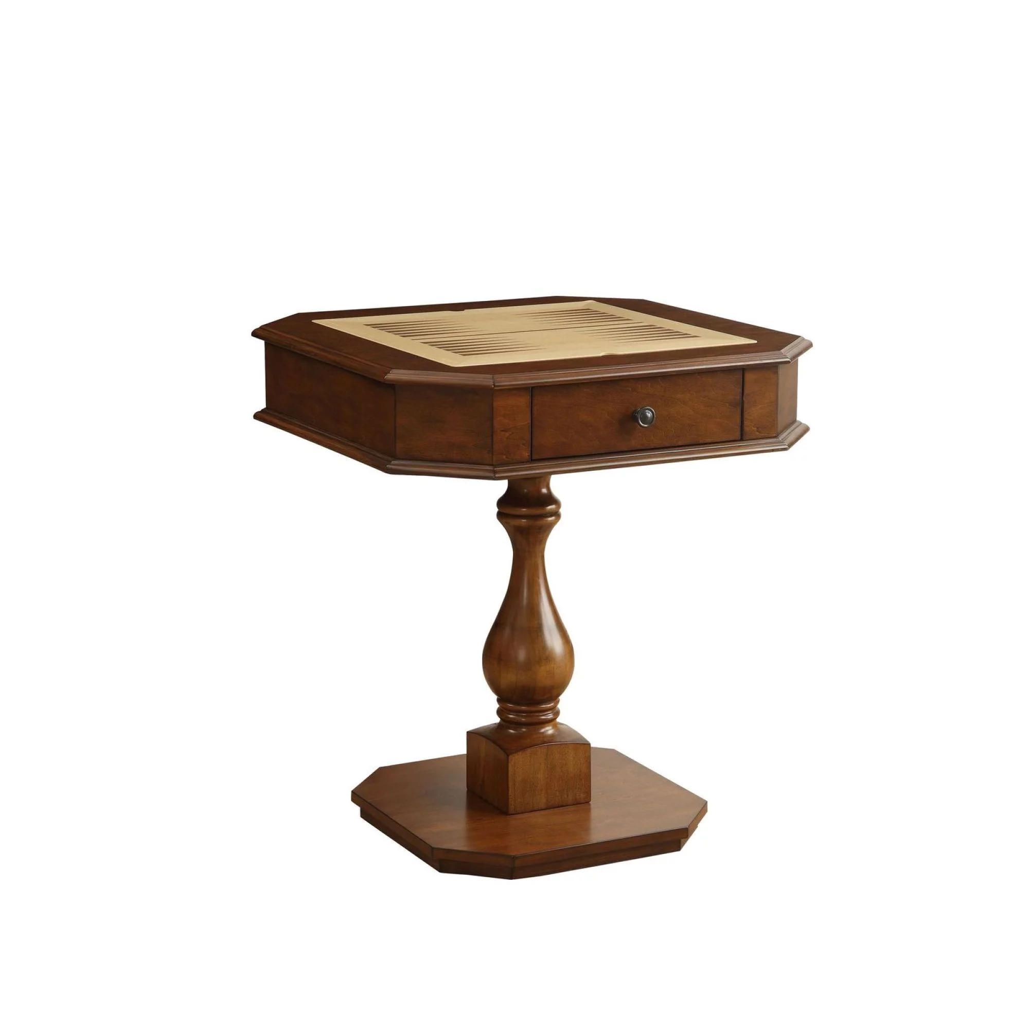 Transitional Style ACME Bishop Game Table in Cherry