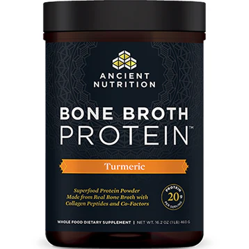Bone Broth Protein Turmeric 20 serv By Ancient Nutrition - Kansas Nuitrition - HNZSDS