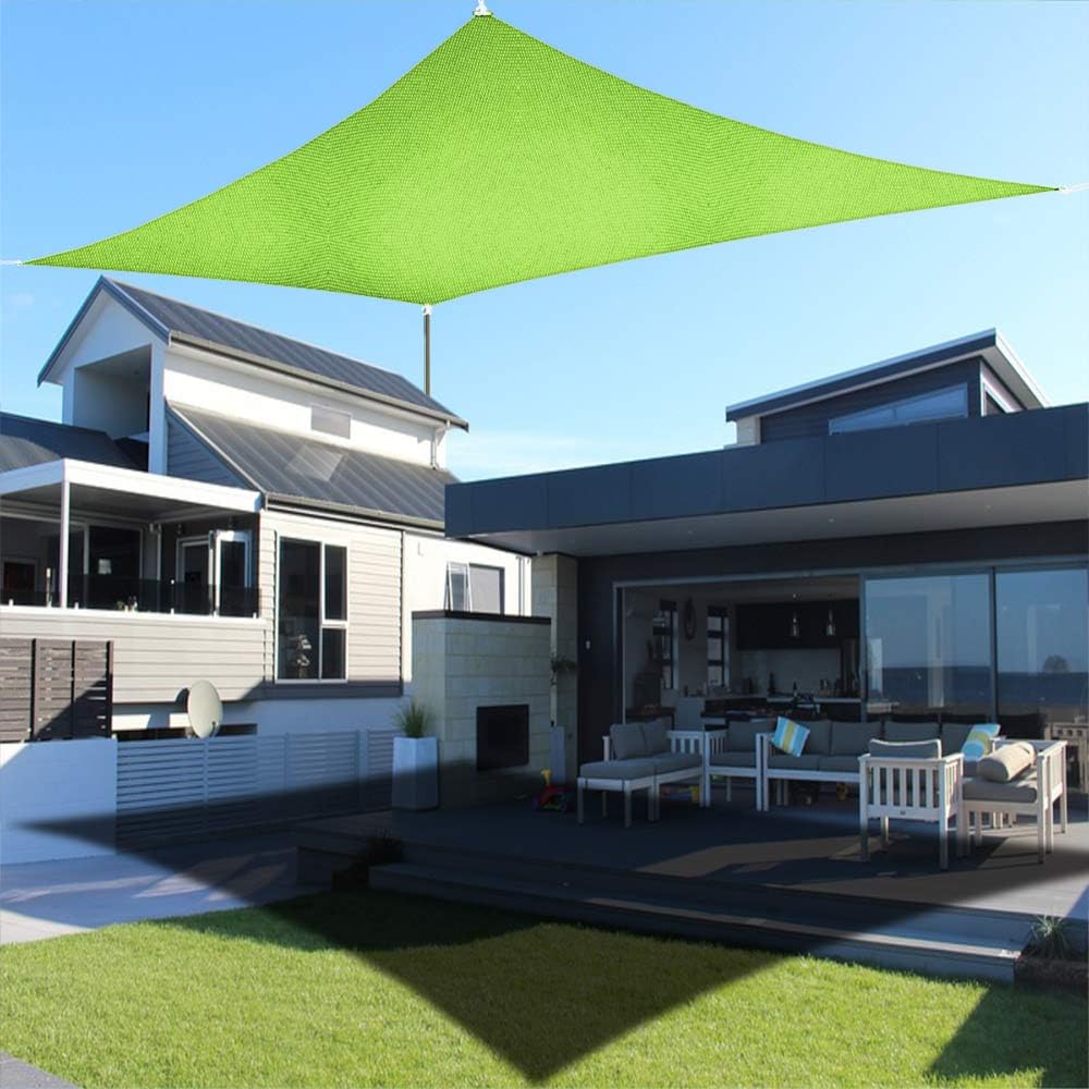 Ankuka Waterproof Sun Shade Sail Canopy Rectangle UV Block for Outdoor Patio and Garden, Yard Activities 2022 (10'x13', Brown)