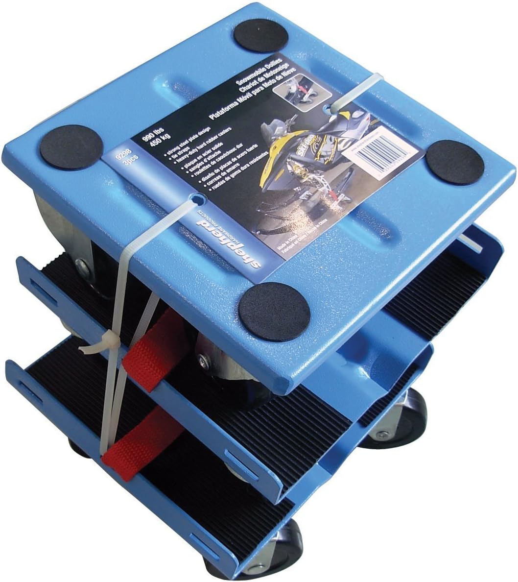 Shepherd Hardware 9298 Snowmobile Dolly Set, 1000-lb Load Capacity , Blue