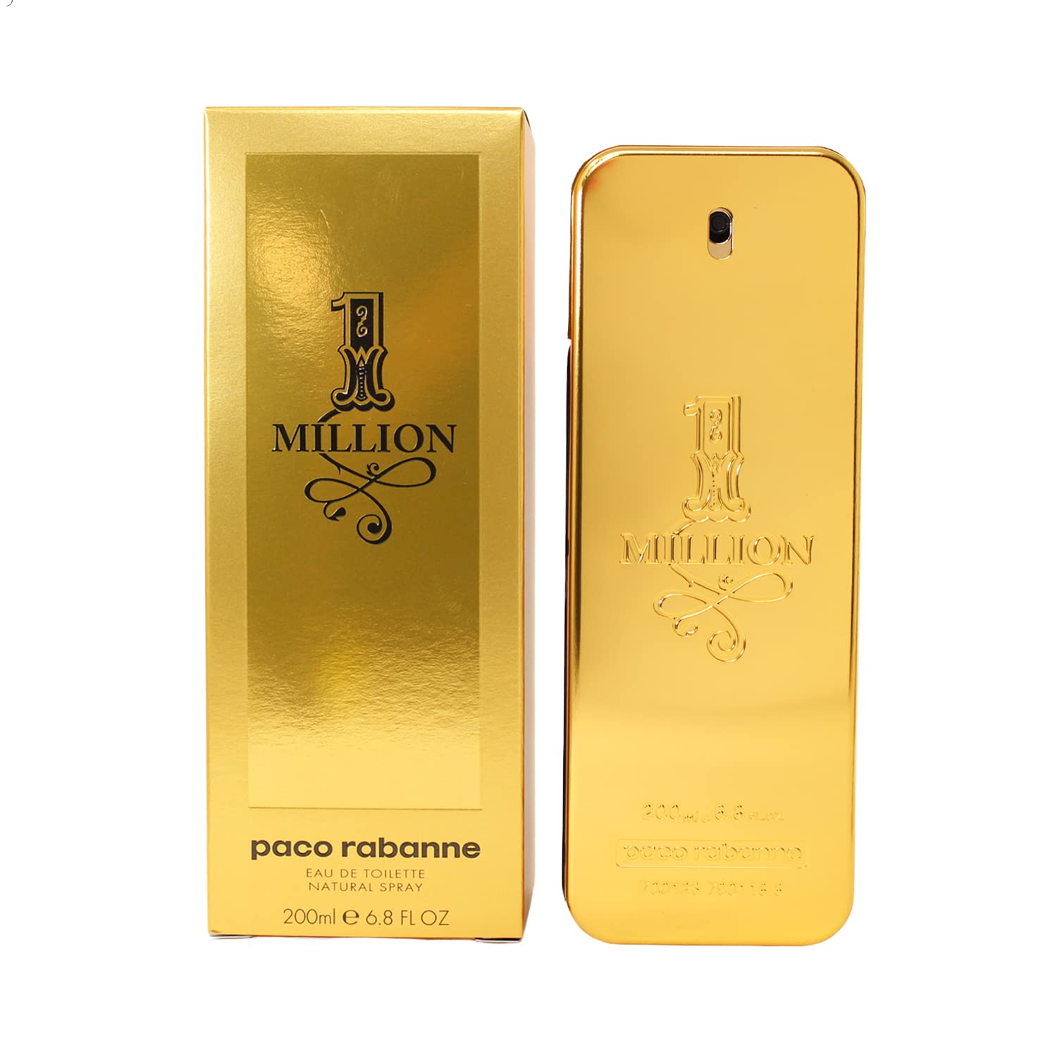 1 Million by Paco Rabanne Eau De Toilette Spray 6.7 oz for Men