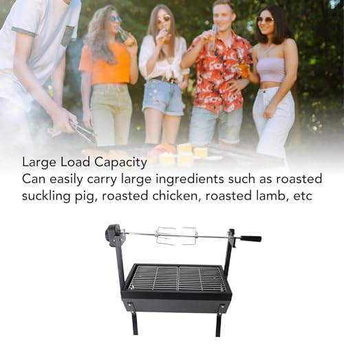 Rotisserie Grill, BBQ Whole Pig Lamb Goat Charcoal Spit Grill Electric 4W Motor BBQ Hog Rotisserie Roaster