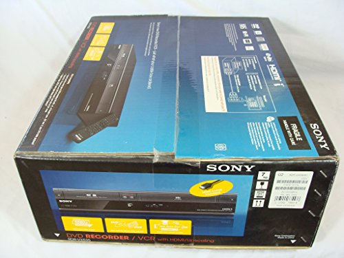 Sony RDR-VX535 DVD Recorder & VCR Combo Player with 1080p HDMI Upscaling and Bonus HDMI Cable