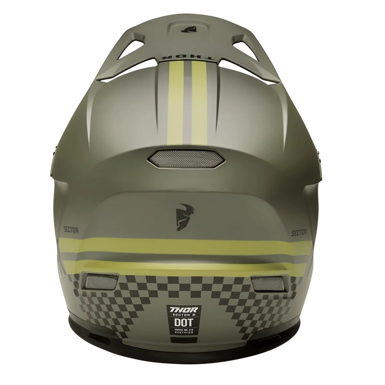 Thor Sector 2 Combat Offroad Motocross Dirt Bike Helmet - Army/Black - Large