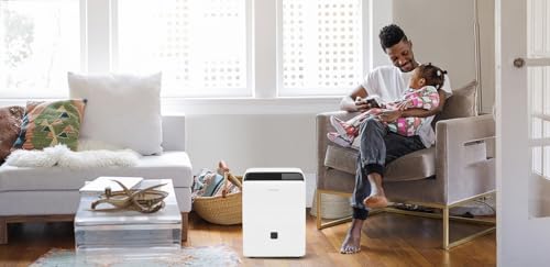 Frigidaire 50-Pint Portable Dehumidifier with Wi-Fi and Energy Star Certification for Medium/Large Rooms & Basements, Custom Humidity Control