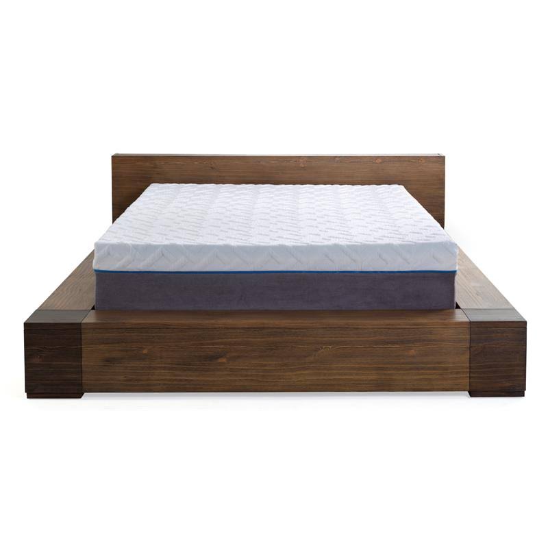 Pemberly Row 12x22 Luxury Plush Twin Long Memory Foam Mattress in White