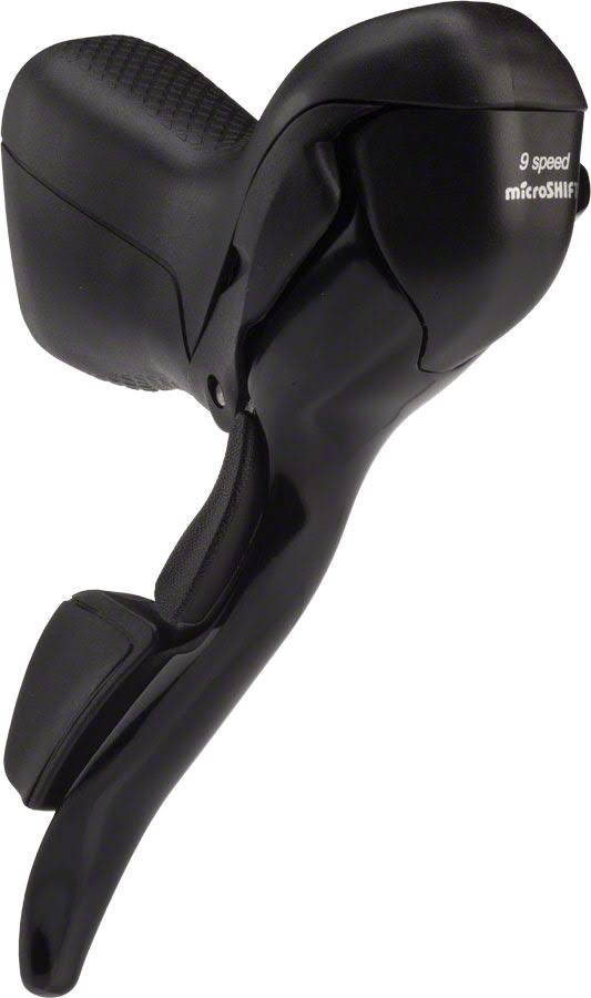 Microshift R9 Drop Bar Shift Lever Set 2 x 9-Speed Shimano Compatible Black