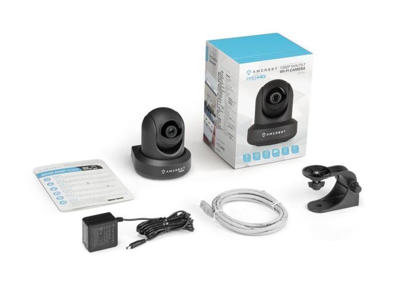 Amcrest ProHD 1080p WiFi Camera 2MP (1920TVL) Indoor Pan/Tilt Security Wireless IP Camera Ip2m-841b (Black)