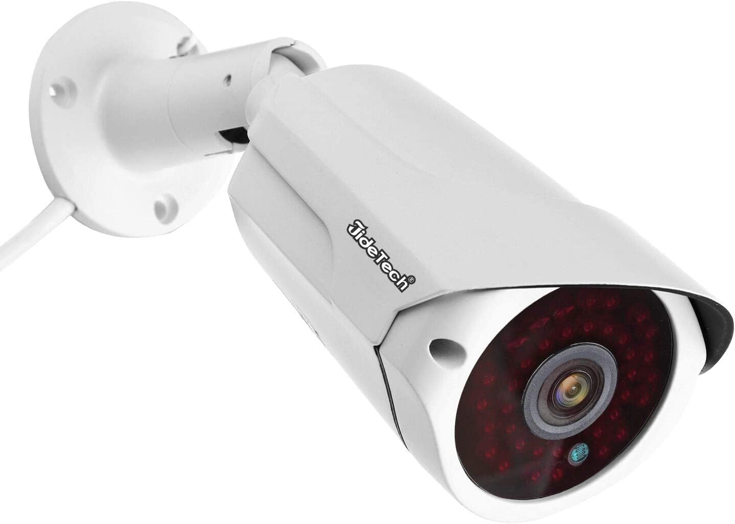 HD 5MP POE Camera Outdoor, 1592x1944P Bullet IP Security Camera, IR Night Vision Motion Detection IP66 Waterproof Support H.265 Video Compression