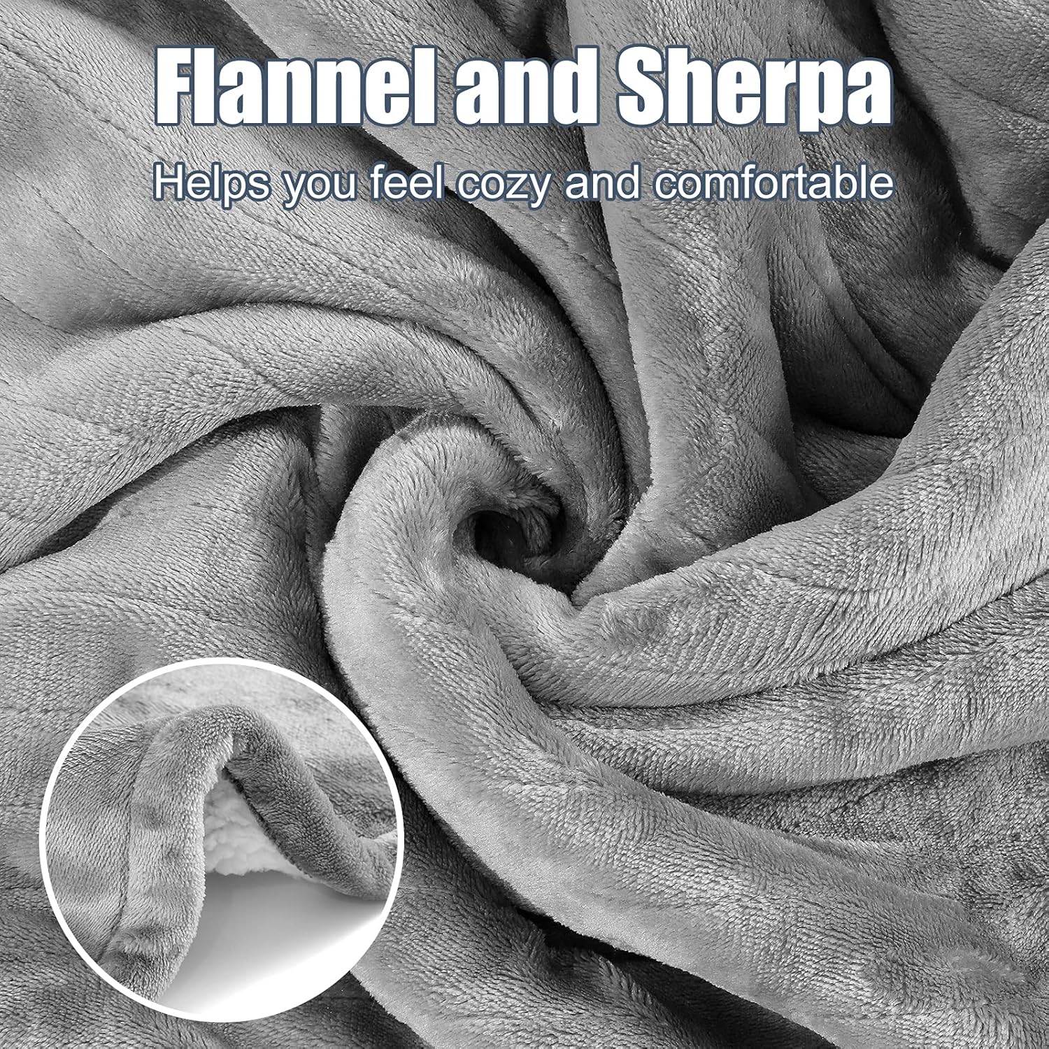 Electric Blanket Heated Throw 5 Heating Levels 3 Hours Auto Off for Home Office Use Heating Warming Blanket with ETL Certificated 50x60 inches