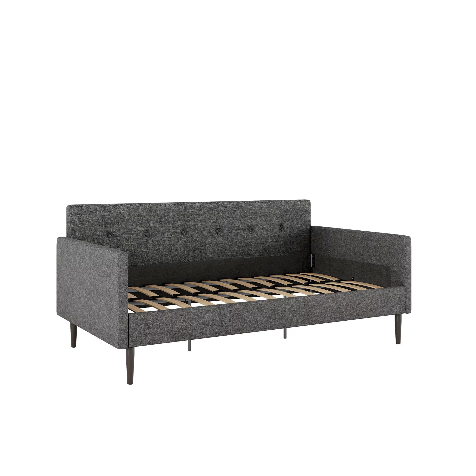 Queer Eye Wimberly Upholstered Daybed, Twin Size, Gray Linen