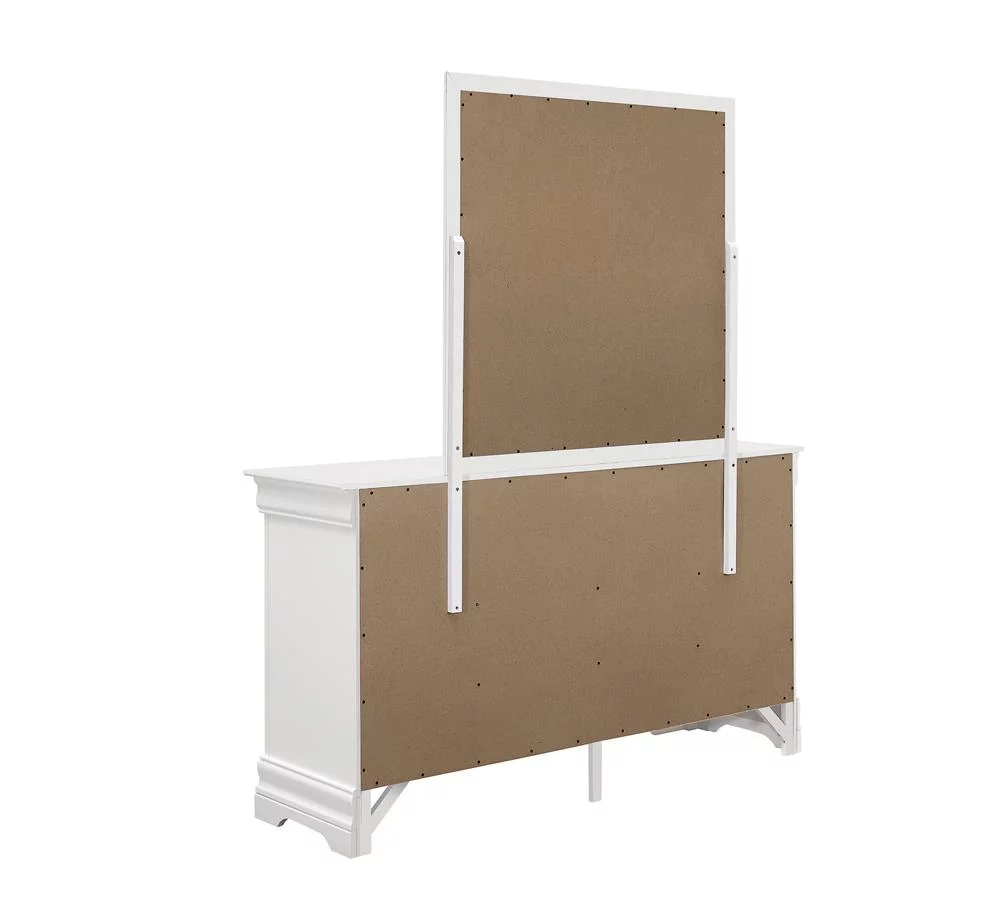Coaster Louis Philippe Traditional 6-Drawer Wood Dresser in White
