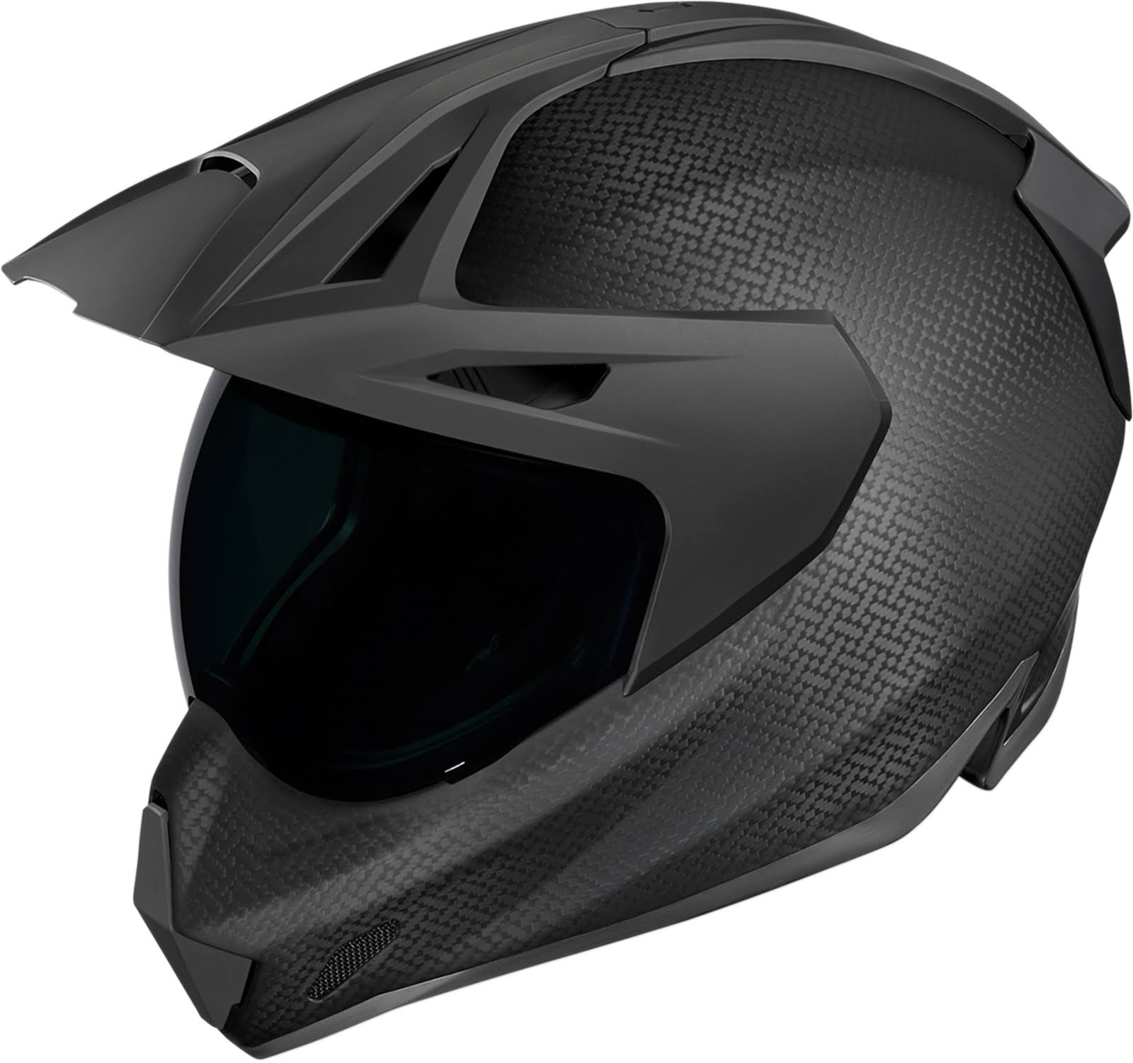 Icon Variant Pro Ghost Carbon Helmet (Large, Black)