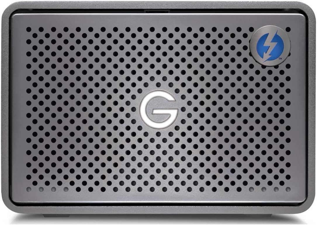 SanDisk Professional G-RAID 2 12TB 2-Bay RAID Array (2 x 6TB, Thunderbolt 3 / USB 3.2 Gen 1) with 32GB Storage Bundle (3 Items)