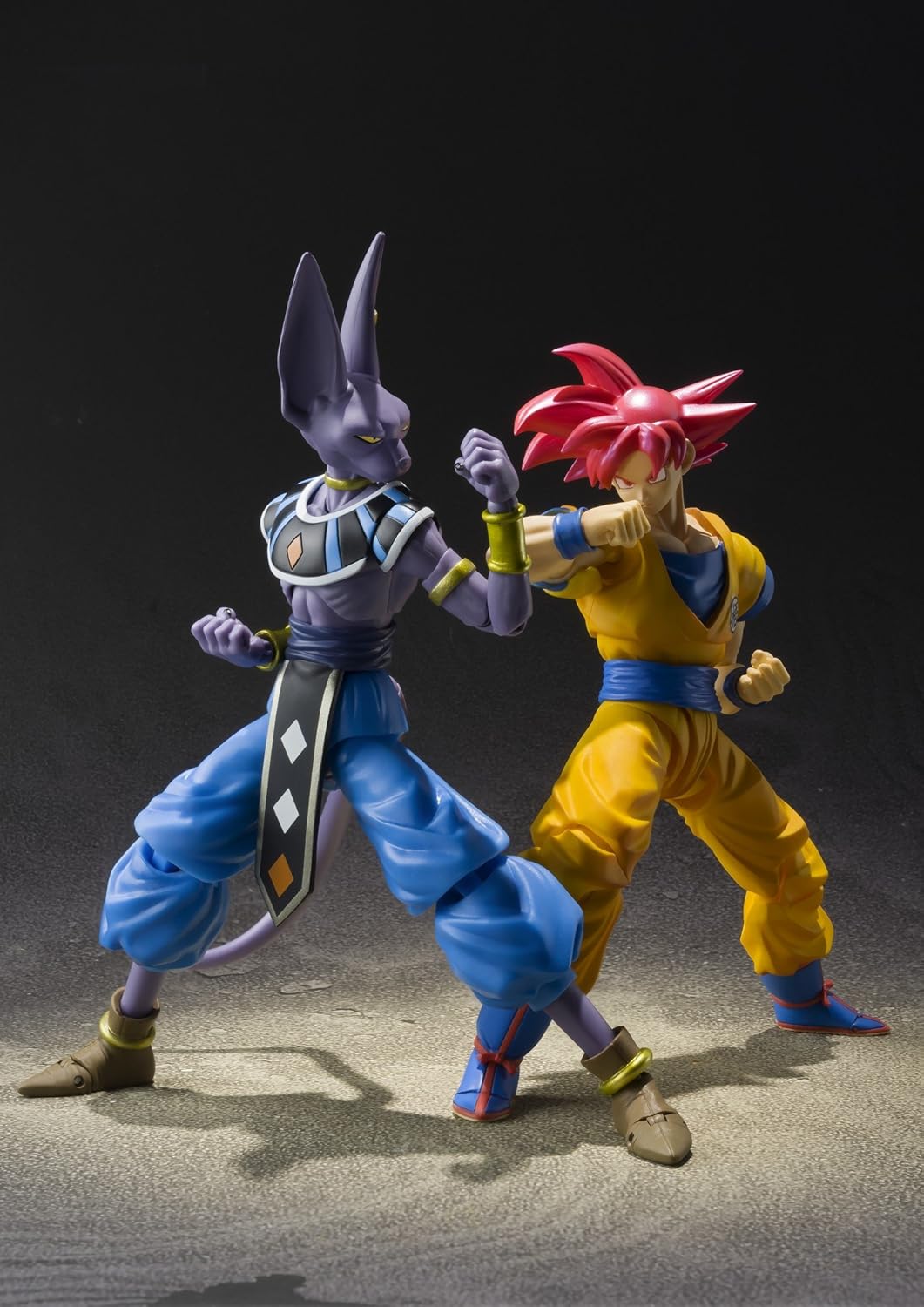 Bandai Tamashii Nations S.H. Figuarts Super Saiyan God Son Goku "Dragon Ball Super" Action Figure