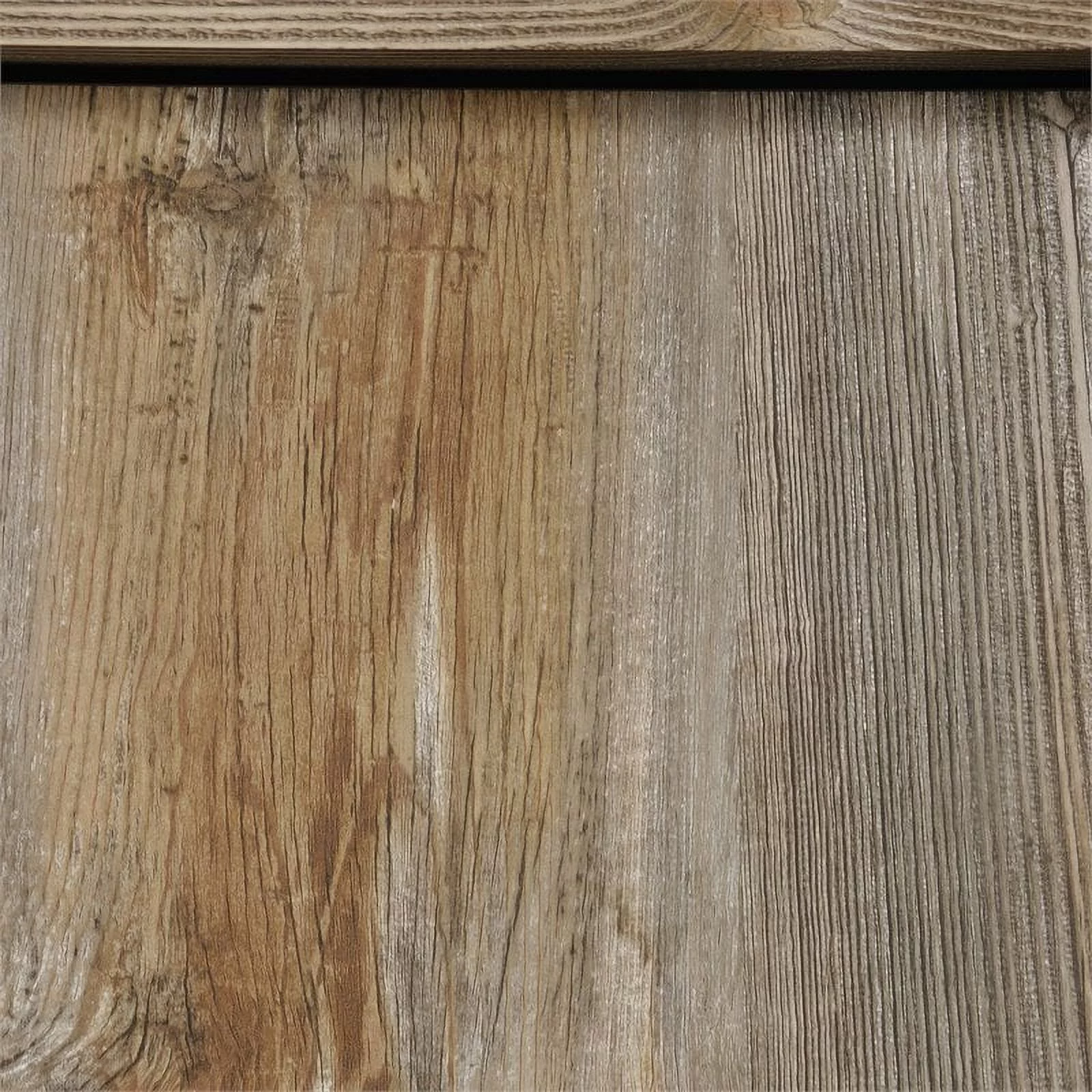 Pemberly Row Modern Engineered Wood Storage Cabinet in Rustic Cedar/Brown