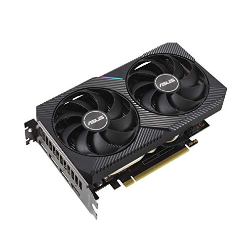ASUS Dual NVIDIA GeForce RTX 3060 V2 12GB GDDR6 Gaming Graphics Card (PCIe 4.0, 12GB GDDR6 Memory, HDMI 2.1, DisplayPort 1.4a, 2-Slot Design