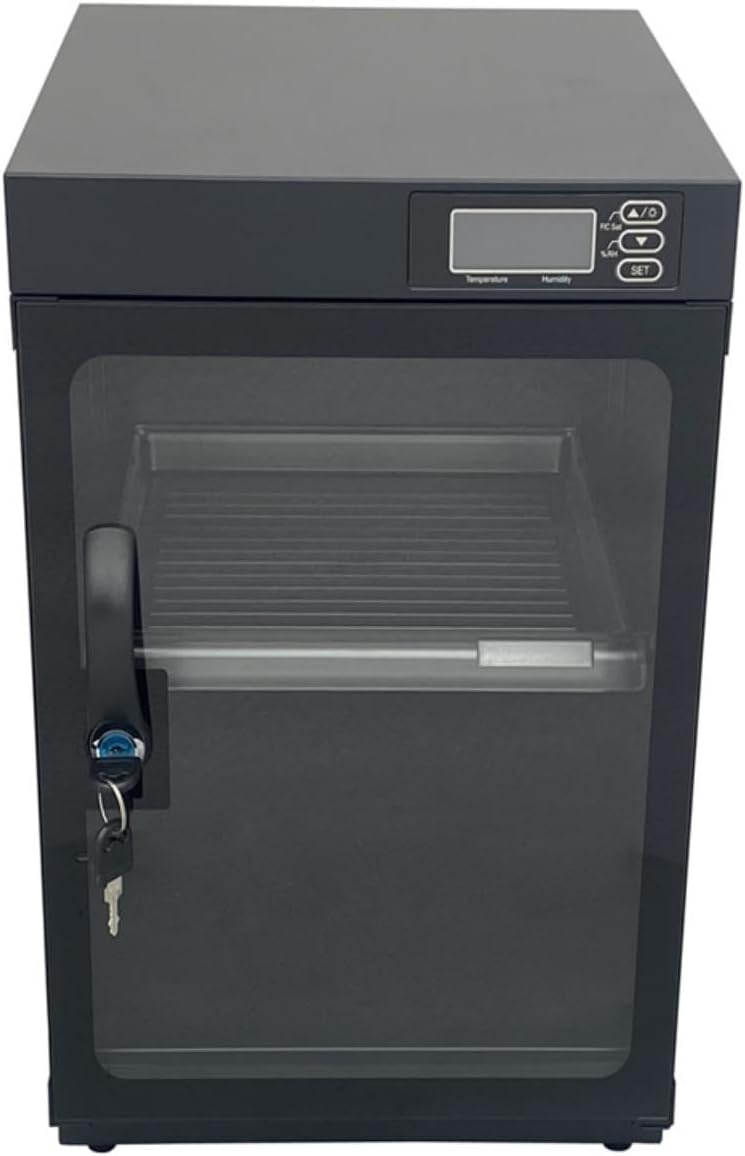 Electronic Dry Cabinet 30L, 2 Layers Camera Digital Dehumidifying Dry Box for Camera Lens and Electronic Equipment Storage - Smart Home Appliances