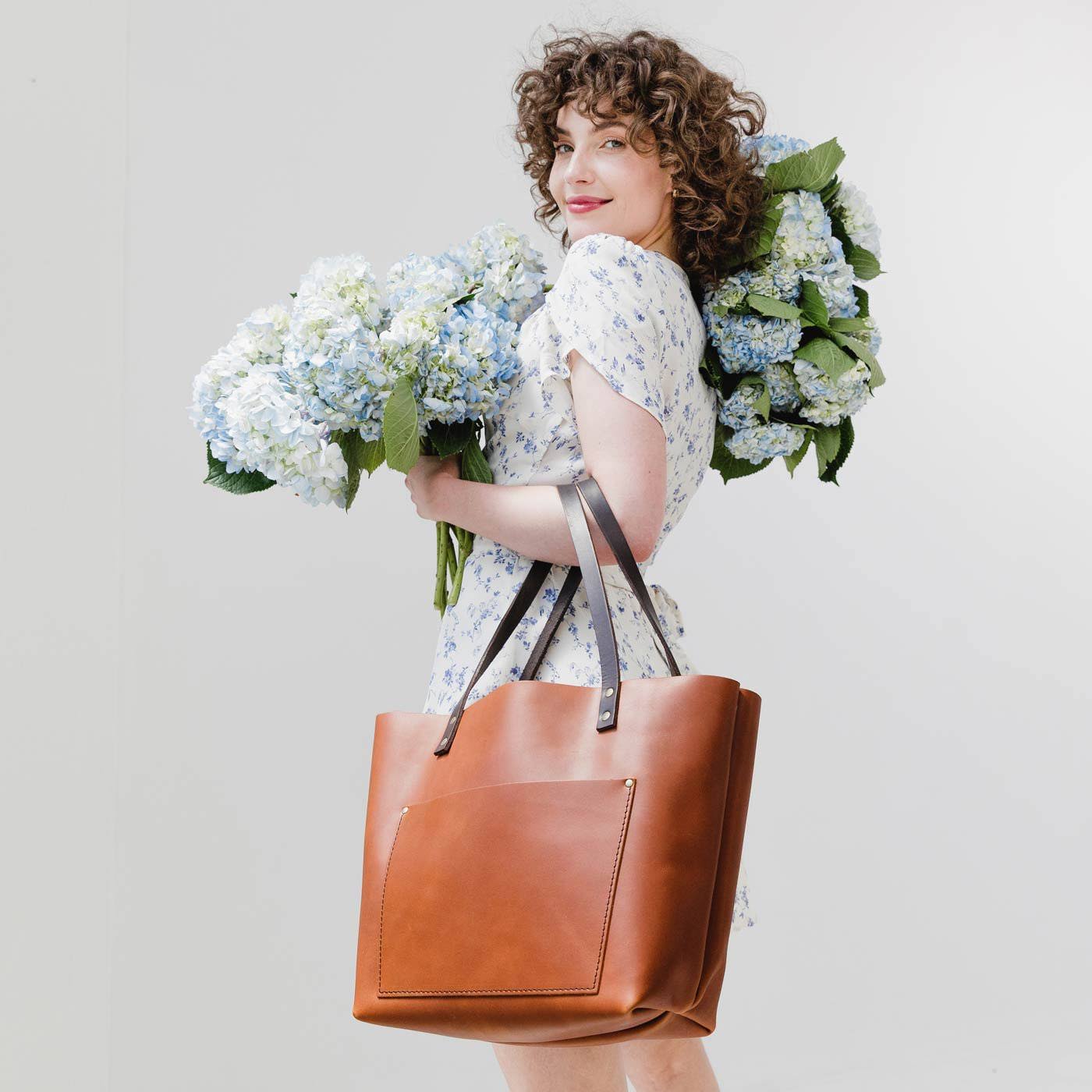 &Almost Perfect& Classic Tote, Honey / Medium