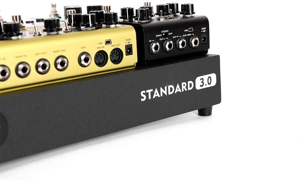 Ghost Fire Guitar Pedal Board Aluminum Alloy Effect Pedalboard with Carry Bag,V series (V-BABY MAX（Deluxe Edition）)