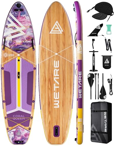 11'6"x35" Inflatable Paddle Board, 450lbs Extra Wide Stand Up Sup Board for Adults