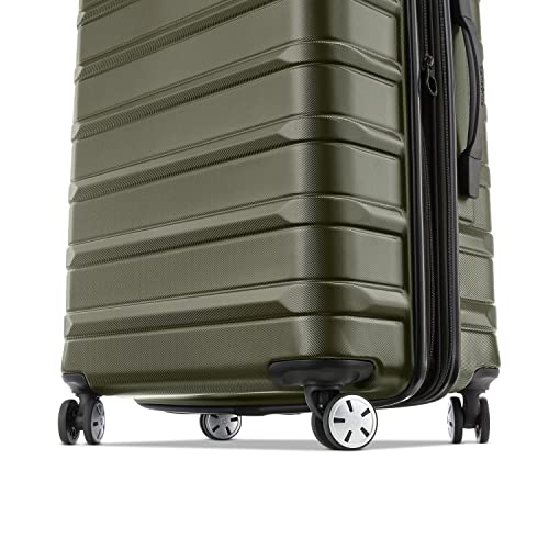 Samsonite Omni 2 Hardside Expandable Luggage with Spinner Wheels, 2-Piece Set (19/24), Lagoon Blue