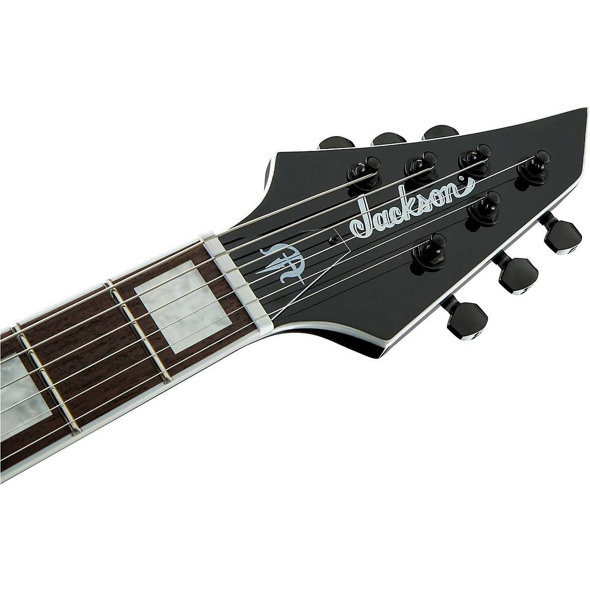 Jackson x Series Signature Marty Friedman MF-1 - Black with White Bevels
