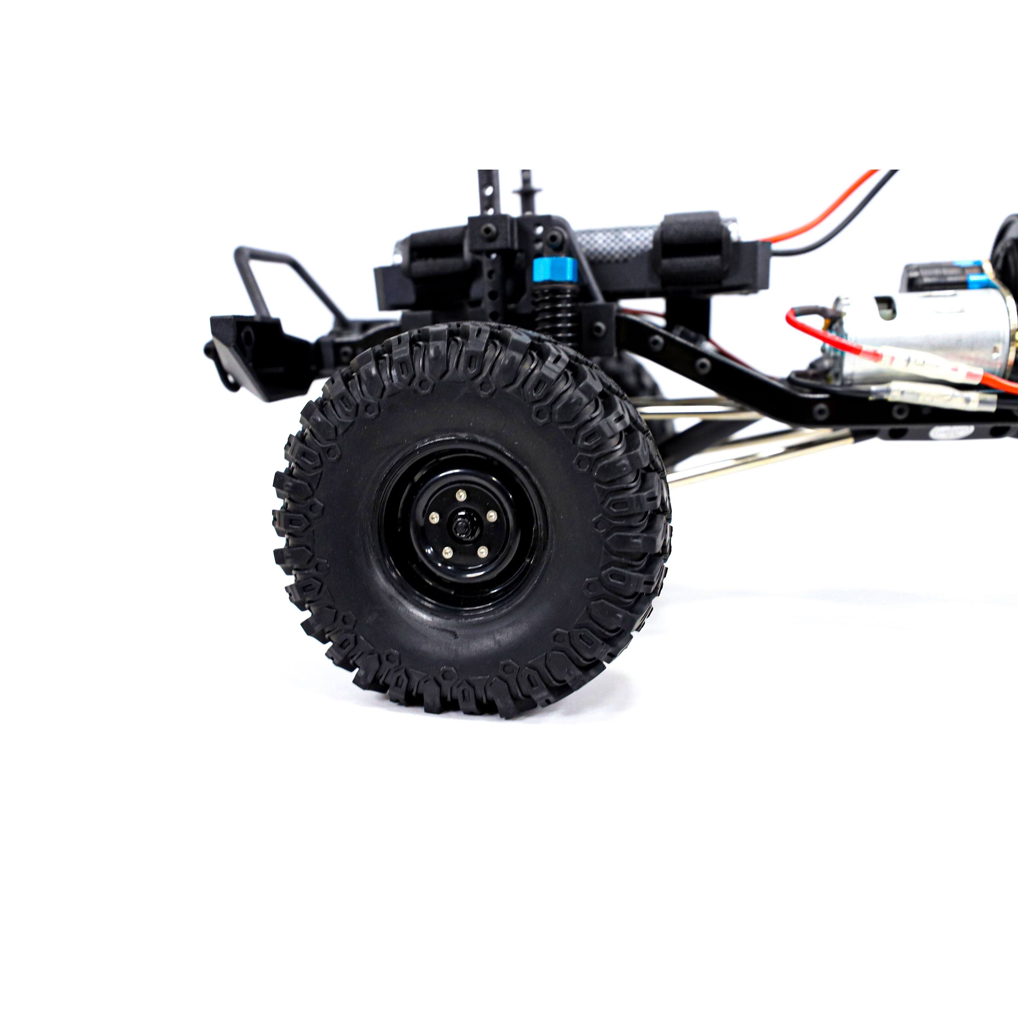 Aleko Rccar15-ap Rock Crawler Off-Road 4WD Electric Powered RC Car - 1:10 Scale - Orange