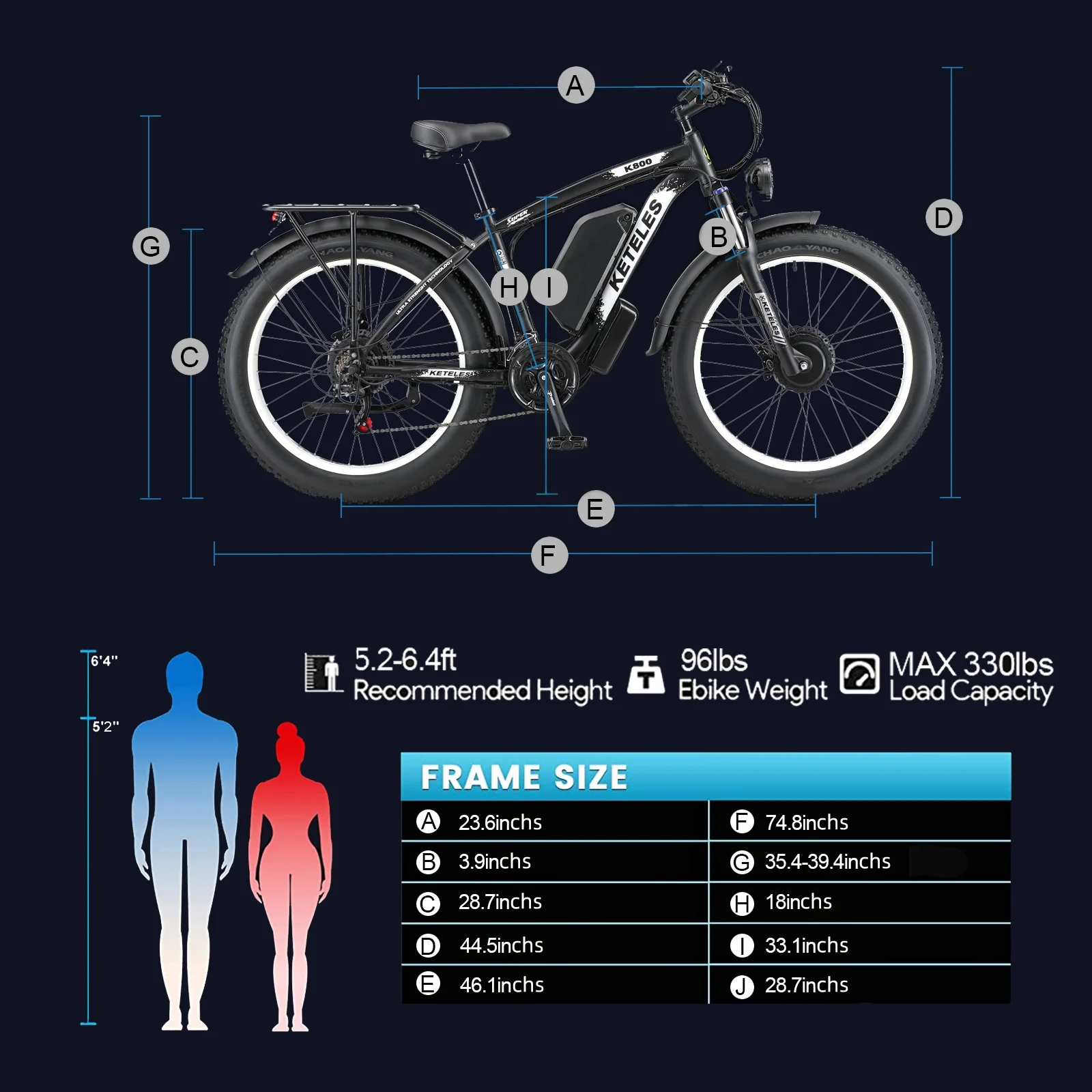 Fat Tire Electric Bike for Adults
