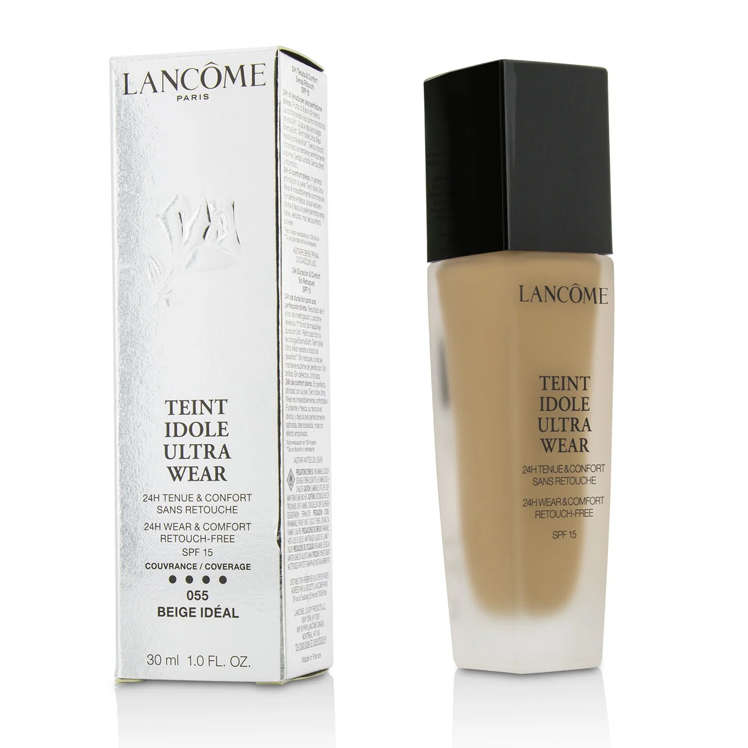 Lancome Teint Idole Ultra Wear 24H Wear & Comfort Foundation SPF 15 - # 025 Beige Lin (Box Slightly Damaged)  30ml/1oz