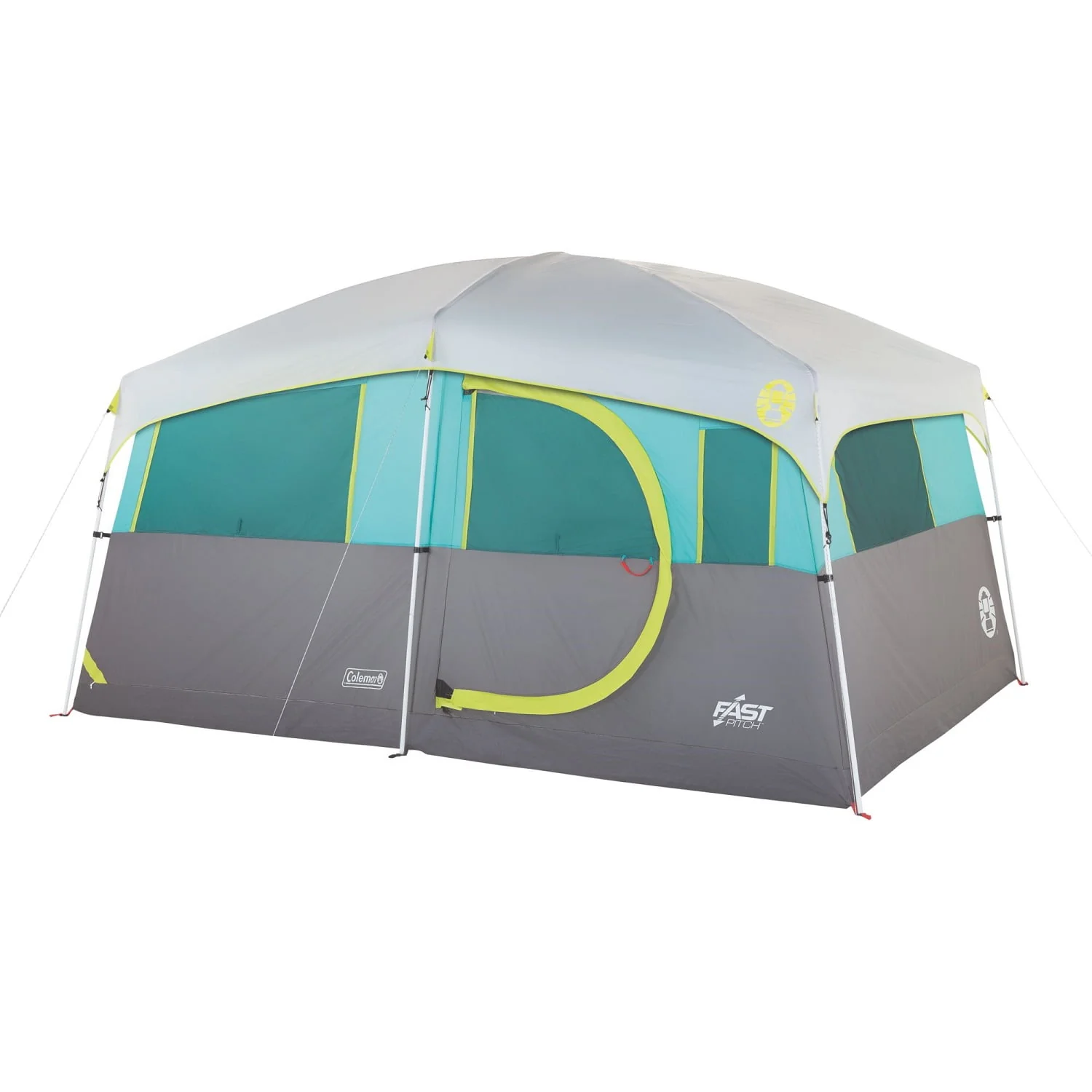 Coleman® 8-Person Tenaya Lake™ Fast Pitch™ Cabin Camping Tent with Closet, Light Blue