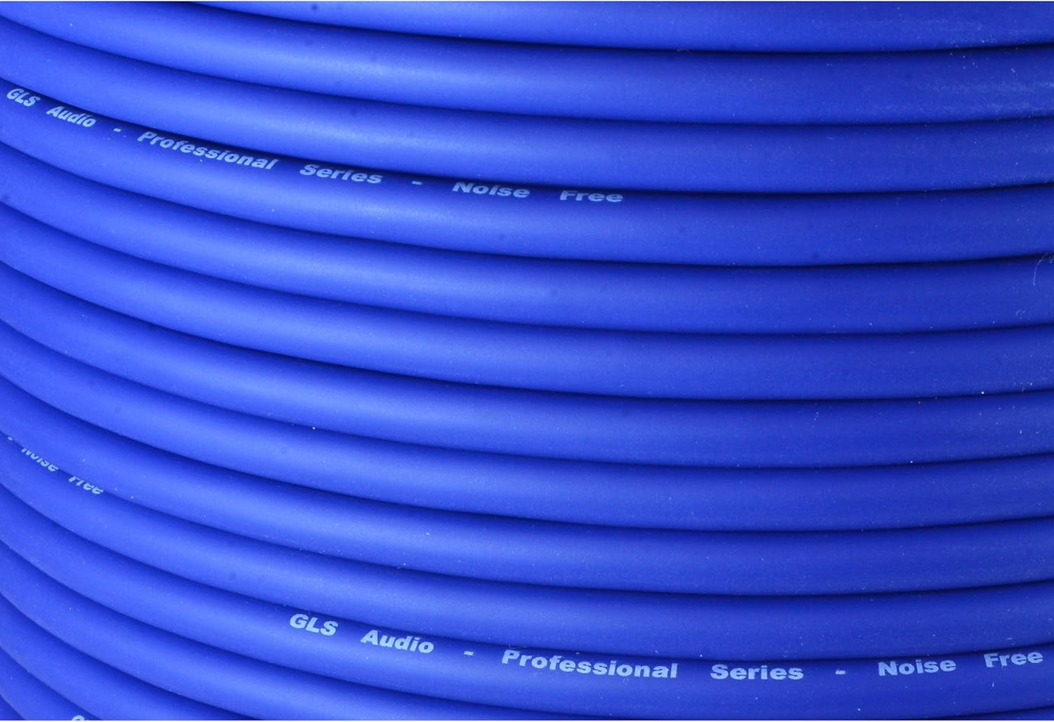 GLS Audio Bulk Microphone Cable 300' Blue Mic -300ft Signal Mike Cable